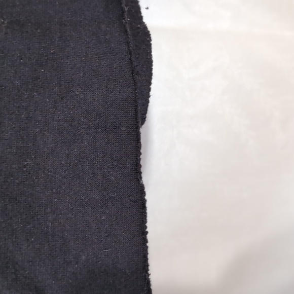 Be You Black Cropped Hooded Sweatshirt Oversized Size Small - Picture 6 of 7